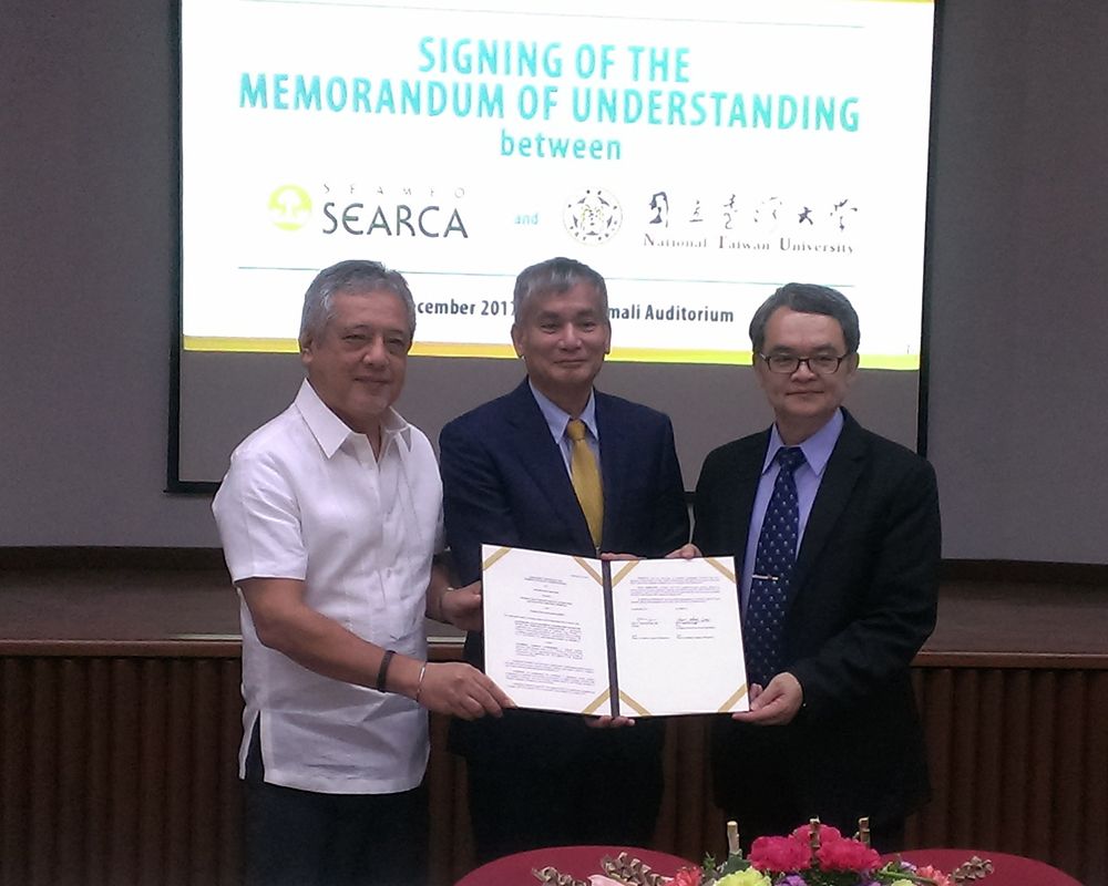 臺大中研院攜手與東南亞教育部長組織國際農業機構SEARCA 簽署備忘錄-封面圖