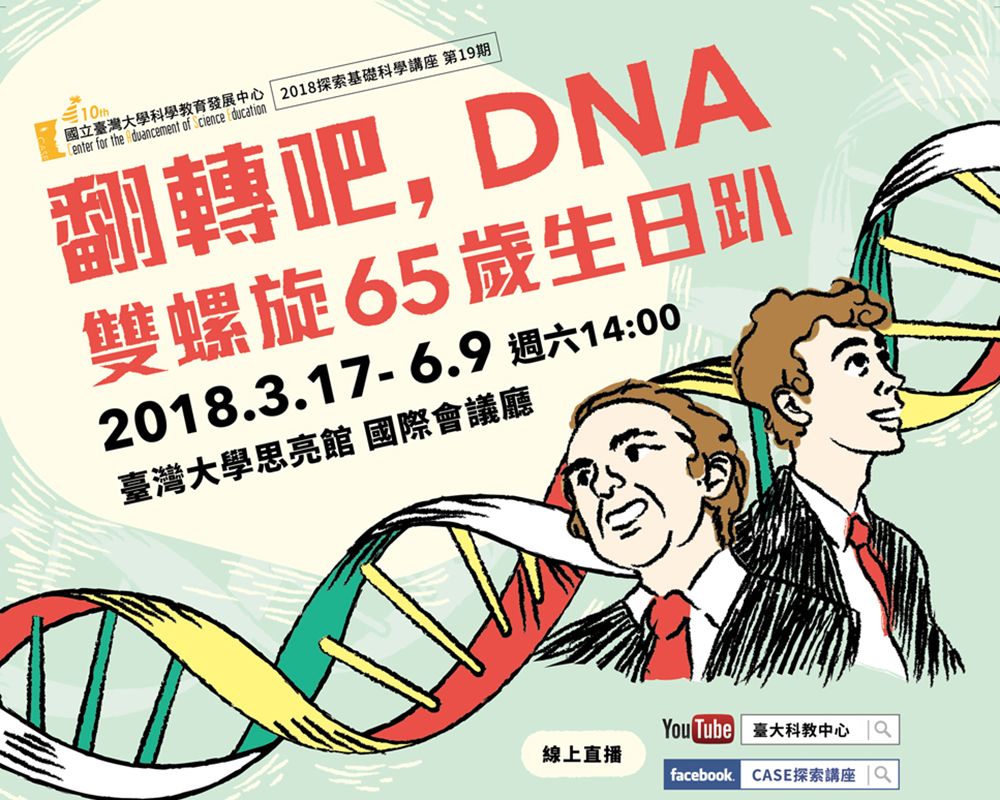 翻轉吧DNA∞雙螺旋65歲生日趴-封面圖