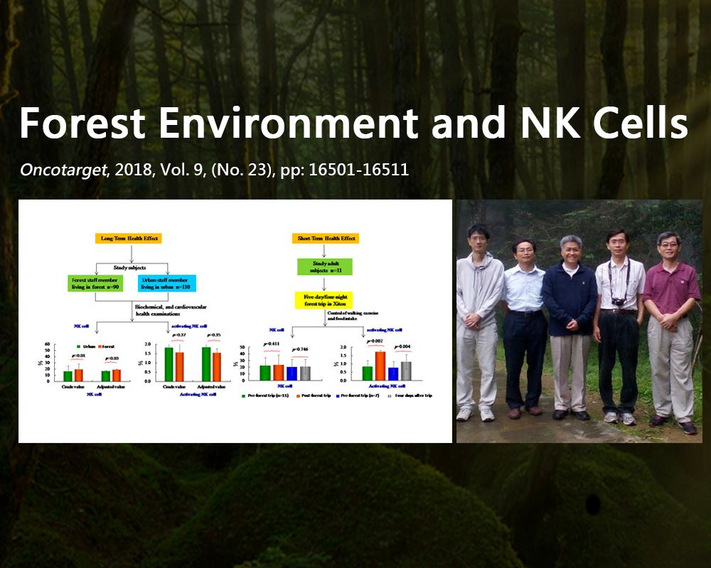 森林環境對自然殺傷細胞的有益影響-封面圖