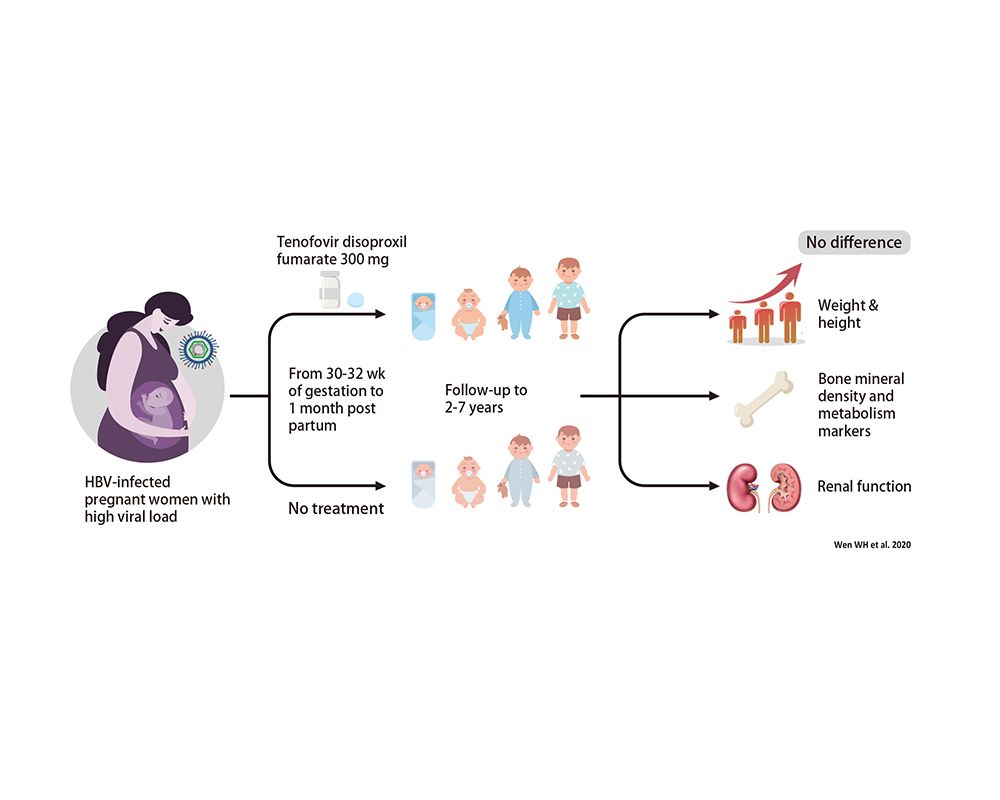 孕期使用抗病毒藥物預防B肝病毒母嬰傳染之孩童長期追蹤研究-封面圖