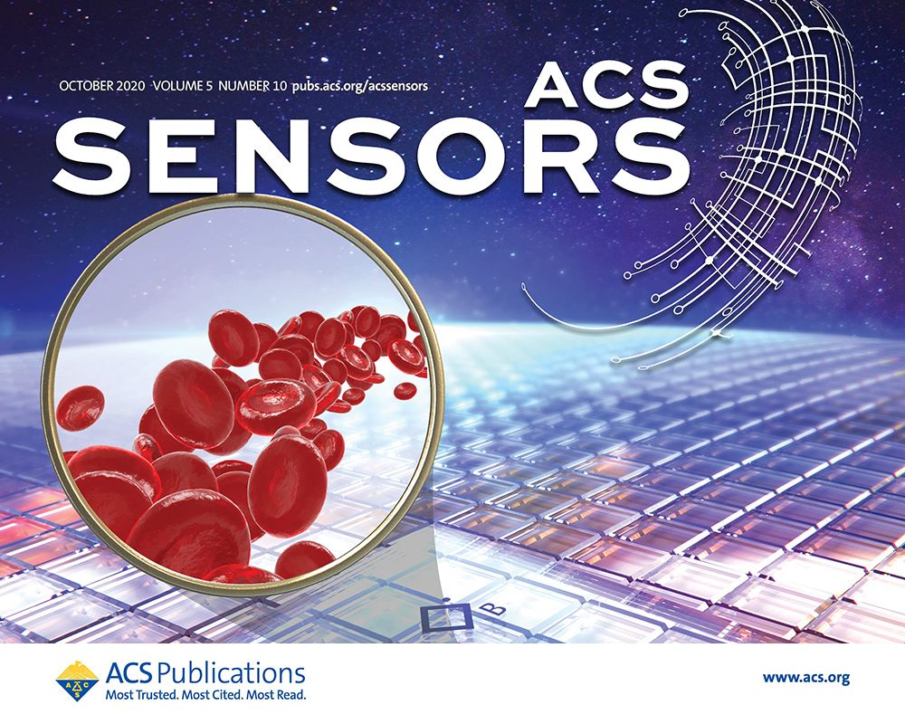 陳建甫副教授團隊探索血液血溶比與疾病相關性之微流體檢測元件研究獲選為ACS Sensors期刊增選封面-封面圖