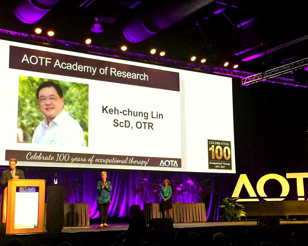 Prof. Keh-chung Lin Awarded Membership of AOTF Academy of Research