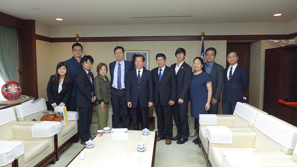NTU’s Executive Vice President Kuo and UTsukuba’s Vice President Benton led a delegation to visit the Taipei Economic and Cultural Representative Office in Japan.