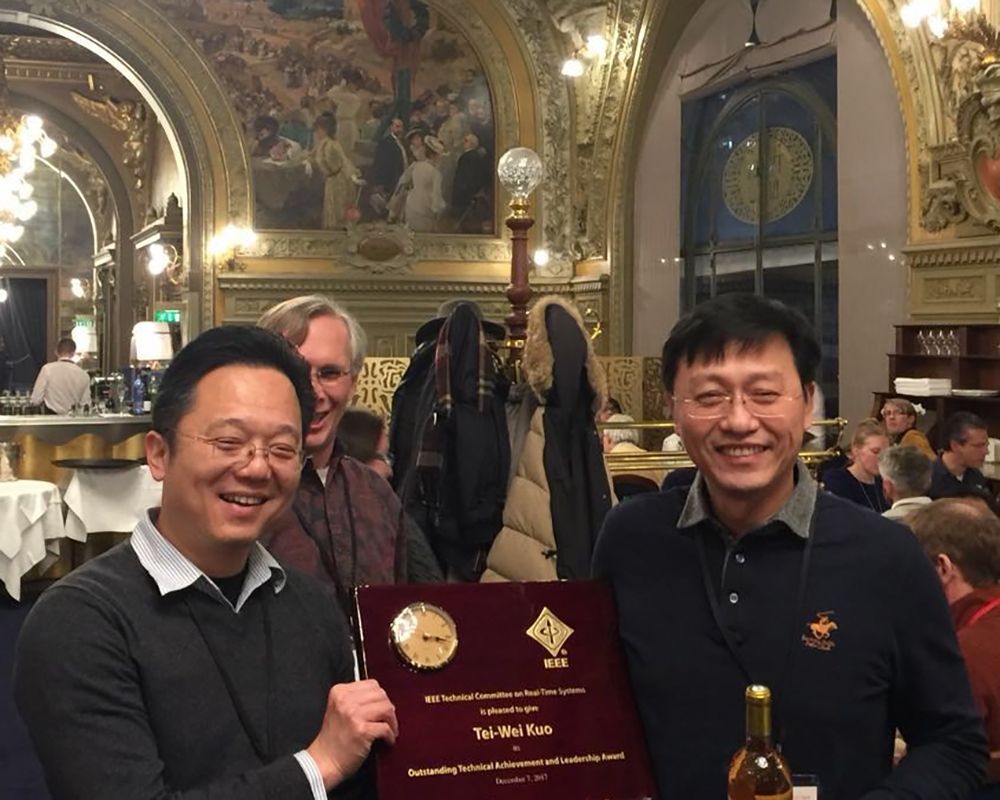 Interim President Kuo Receives IEEE Award for Real-Time Systems