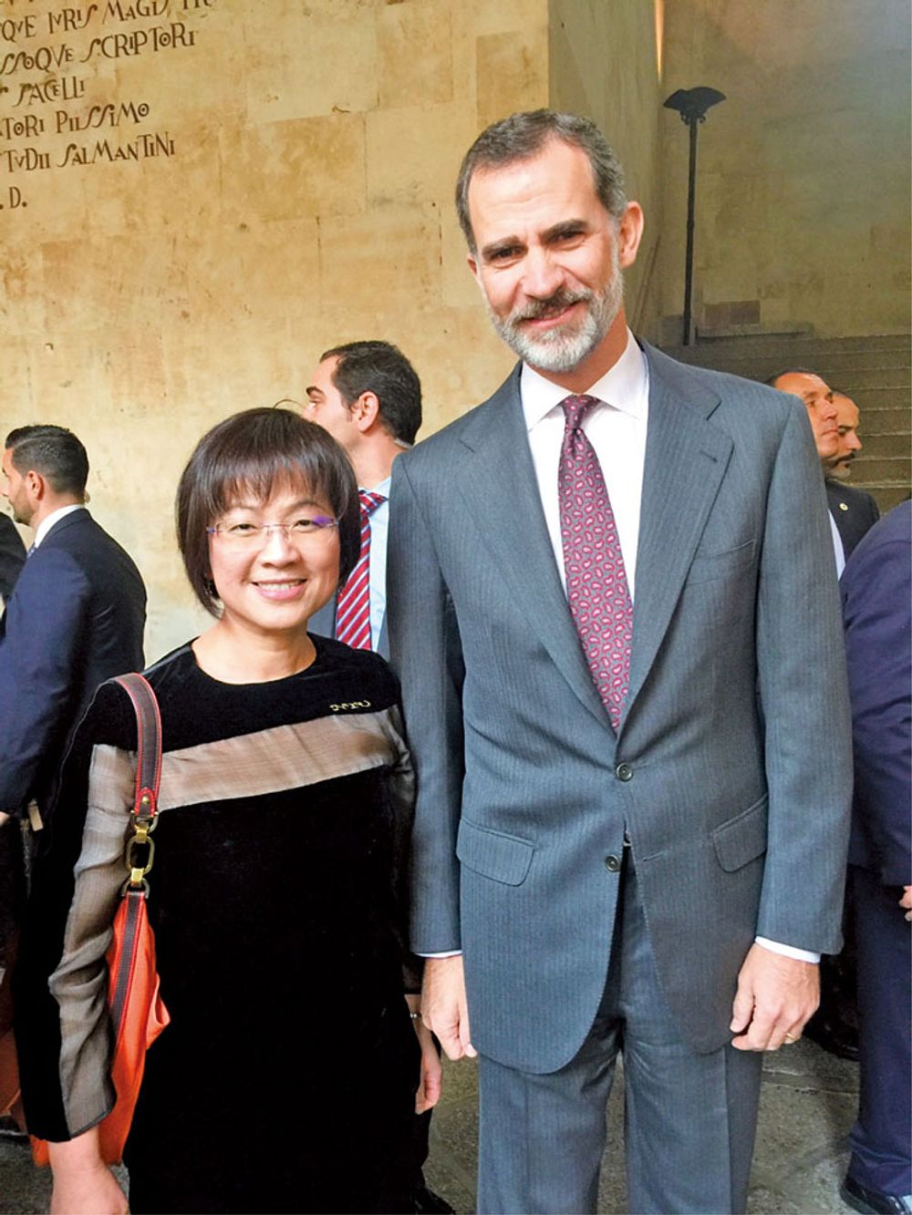 Vice President Chang and King Felipe VI of Spain.