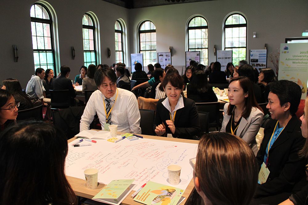 Participants are divided into sub-theme groups in the Parallel Discussion session.