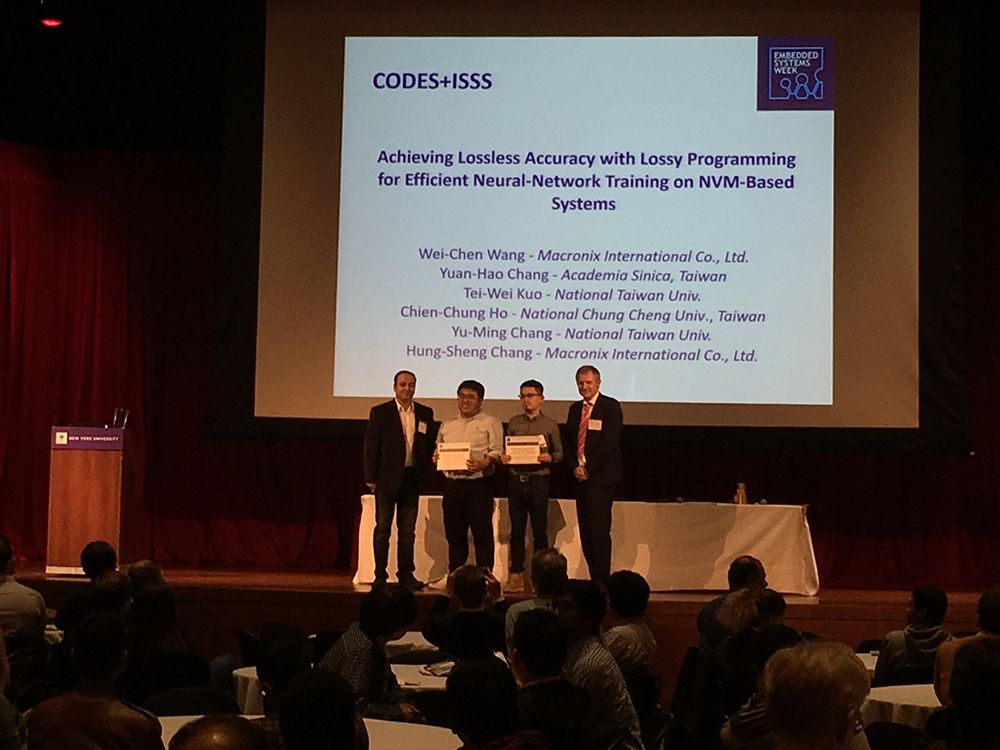 Image1:The Best Paper Award is presented during the CODES+ISSS conference.