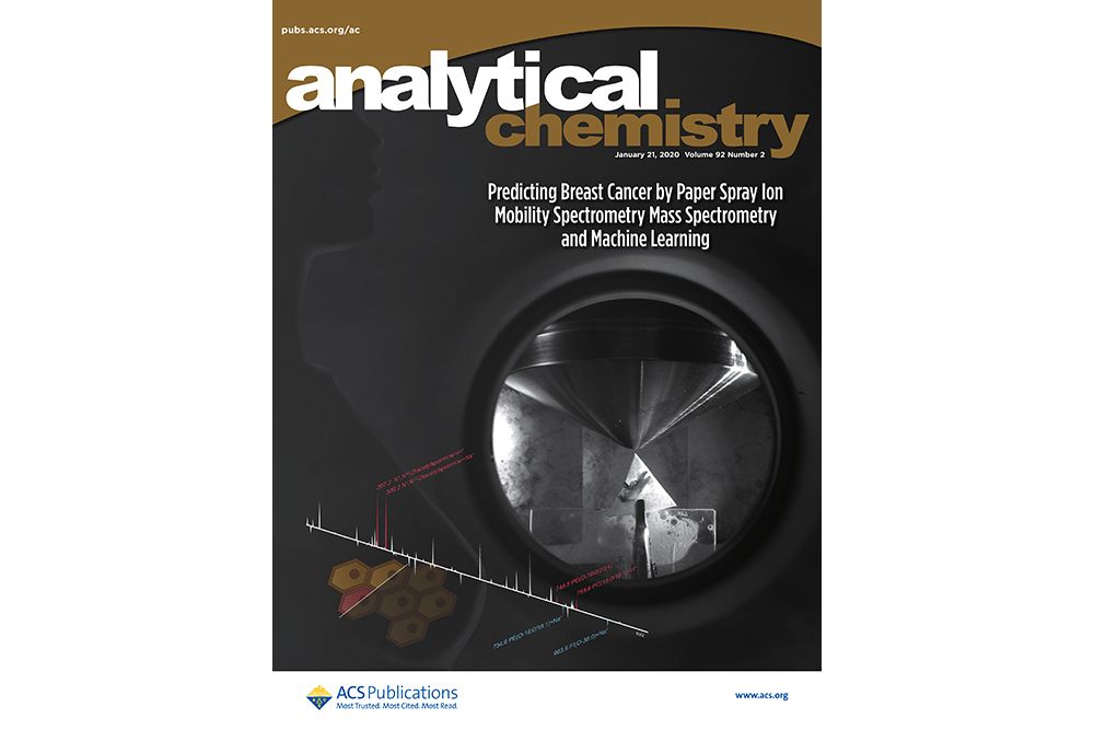 The study is featured as the front cover of Analytical Chemistry.