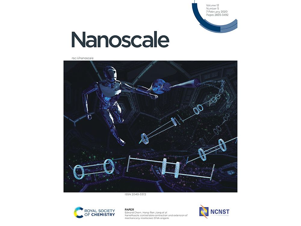 The study is featured as the cover story of Nanoscale (Feb, 2020).