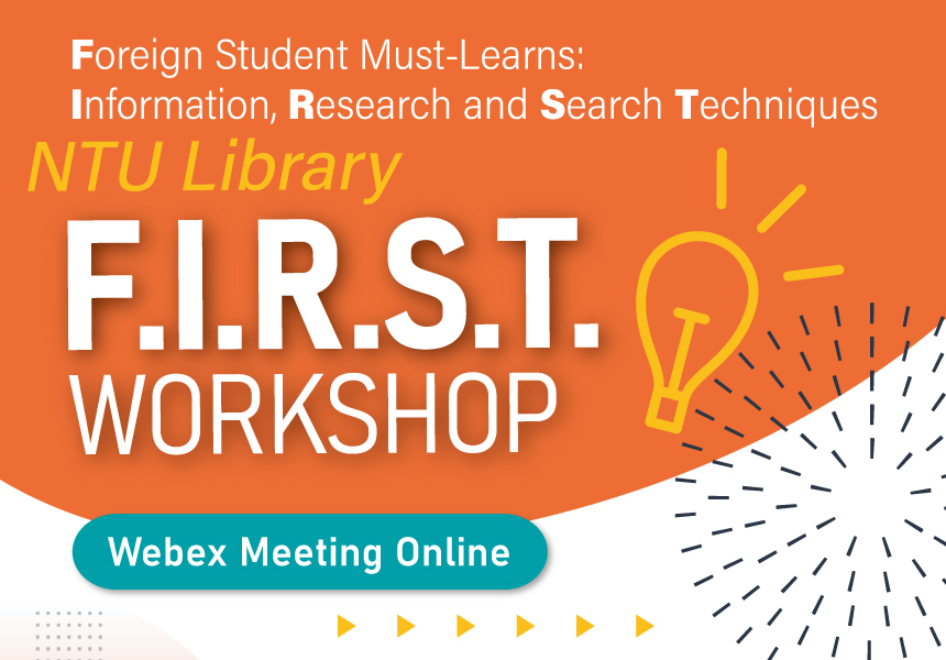 IImage: NTU Library F.I.R.S.T. Workshop~2023/5/24