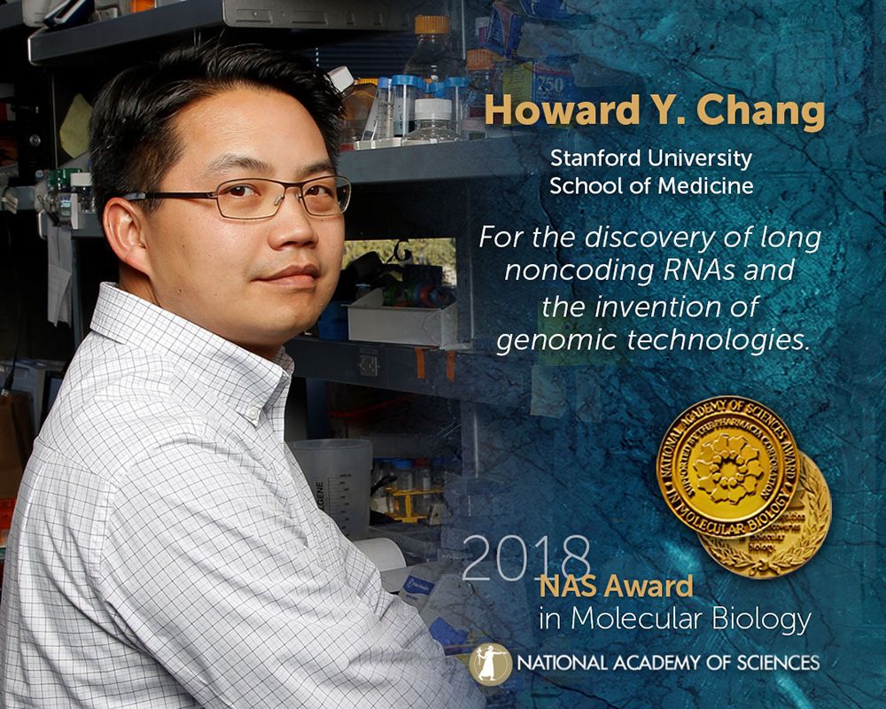 張元豪院士榮獲2018年NAS美國國家科學院分子生物學獎傑出成就